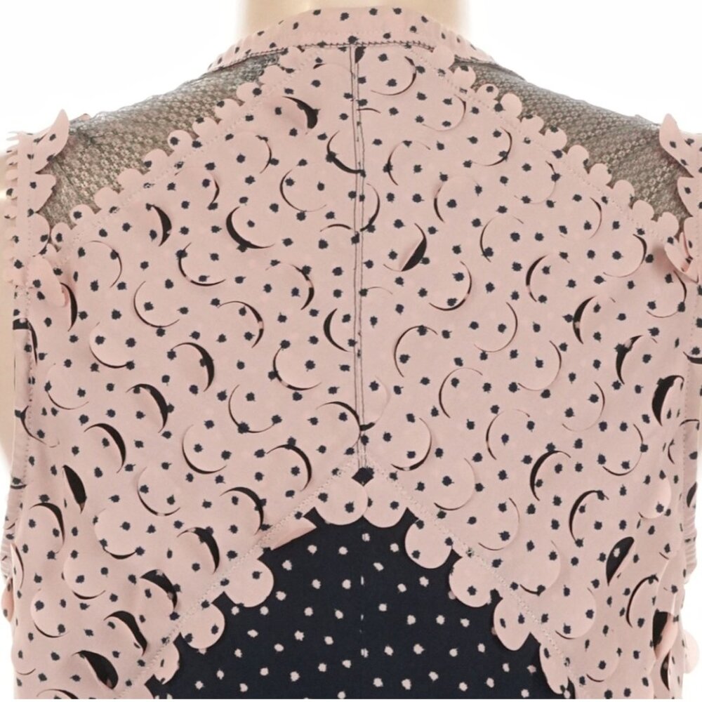 Anthropologie BEGUILE by Byron Lars Lasercut Sheath Lace Midi Dress 8 NWOT - Picture 7 of 16